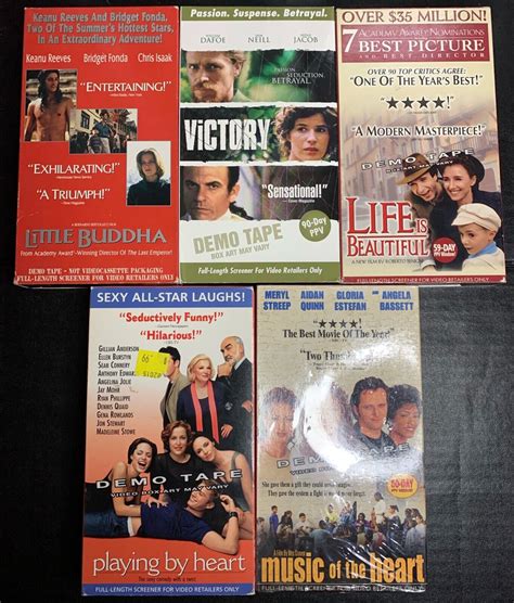 Miramax Vhs Demo Tape Lot Of S Ebay