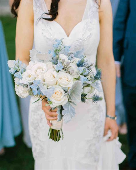 22 Beautiful Bouquets That Can Double As Your Something Blue Blue