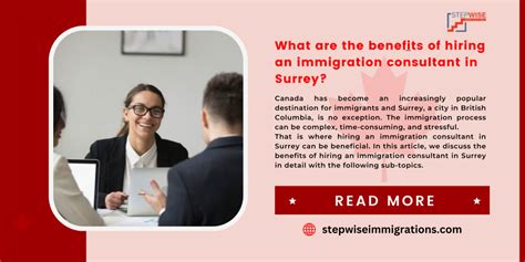 What Are The Benefits Of Hiring An Immigration Consultant In Surrey