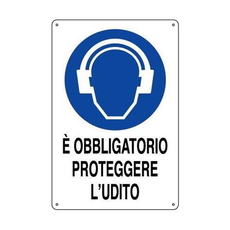 Cartello Obbligatorio Proteggere L Udito Faitshop