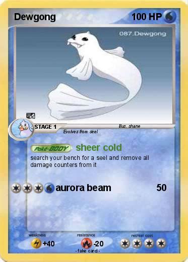 Pokémon Dewgong 57 57 - sheer cold - My Pokemon Card