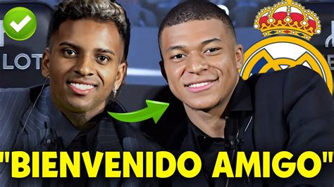 URGENTE RODRYGO Y MBAPPÉ PARALIZAN EL MUNDO DEL FÚTBOL PUEDES