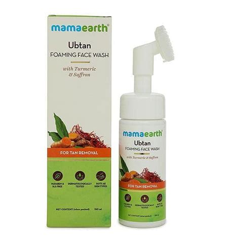 Mama Earth Ubtan Face Wash With Turmeric Saffron For Tan Removal