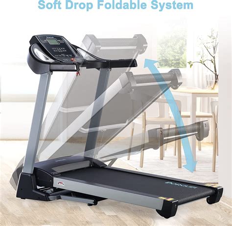 Borgusi Automanual Incline Treadmill With Bluetooth Speaker Electric