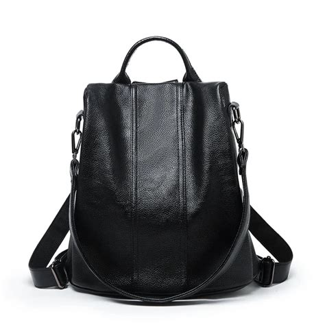 Designer Womens Backpacks Genuine Leather Female Backpack Woman Korean