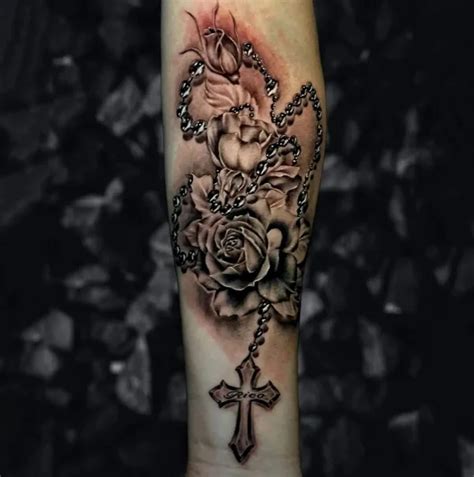 75 Enlightening Forms Of Rosary Tattoos That Will Restore Your Faith