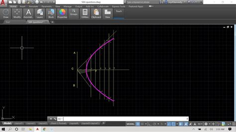 How To Draw A Parabola Using Focus Directrix Method Technical Drawing