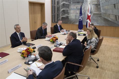 NATO Photo Gallery NATO UK Bilateral Meeting 21 Oct 2021