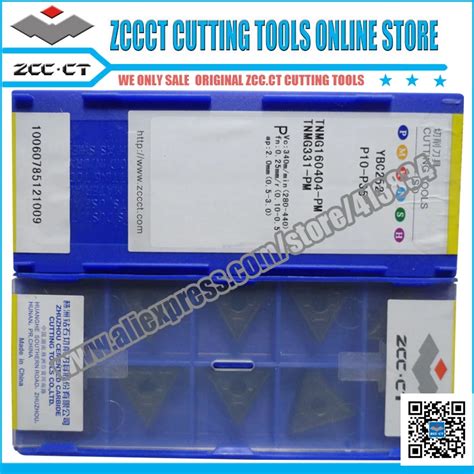 10pcs ZCC TNMG160404 PM YBC252 TNMG 160404 PM TNMG331 PM ZCCCT Cemented