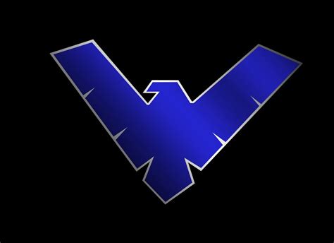 Nightwing Logo Wallpaper - WallpaperSafari