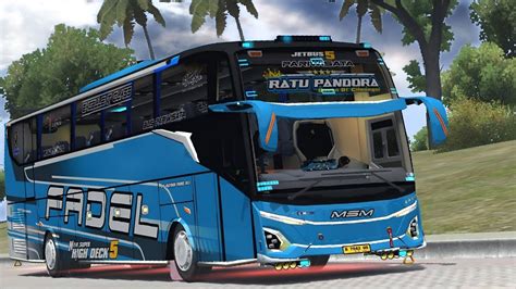 NEW UPDATE LIVERY KODENAME JETBUS 5 MSM ASYROF RATU PANDORA BUSSID