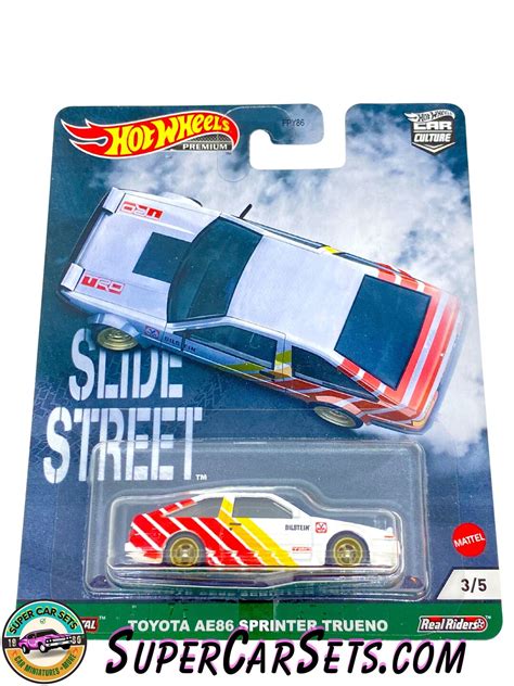 Toyota AE Sprinter Trueno Hot Wheels Premium Slide Street Etsy