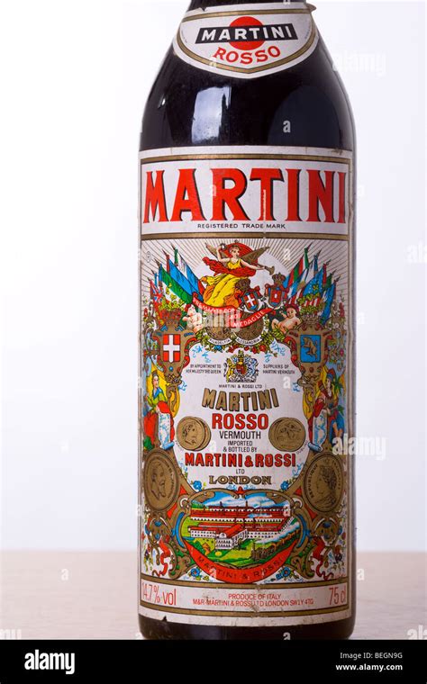 Bottle of Martini Stock Photo - Alamy