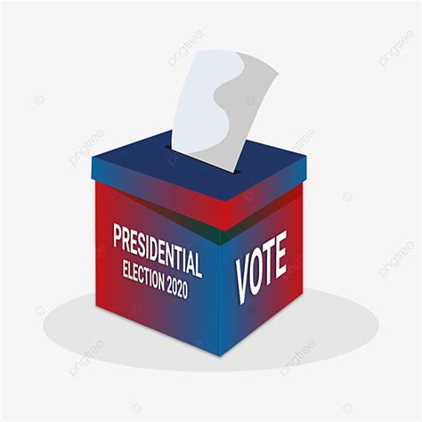 Presidential Elections Clipart Transparent Background Usa Flag Colors