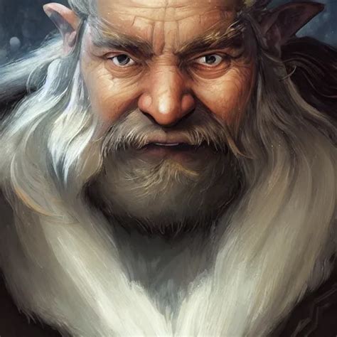 Masterpiece Portrait Of A Big Nosed Rpg Hobbit Gnome Stable Diffusion