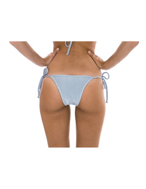 Bikini Bottom Calcinha Silver Tri แบรนด Rio de Sol