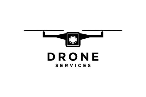 Drone Service Related Company Logo Design Vector Illustration 25721611