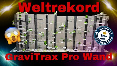 größte GraviTrax Pro Wand jemals WELTREKORD GraviTrax Bahn YouTube