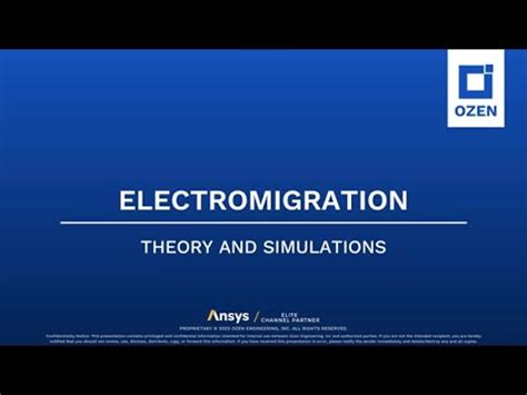 Electromigration Theory And Simulation YouTube