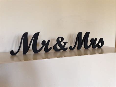 Mr Mrs Wood Sign Wedding Decor Mr And Mrs Wooden