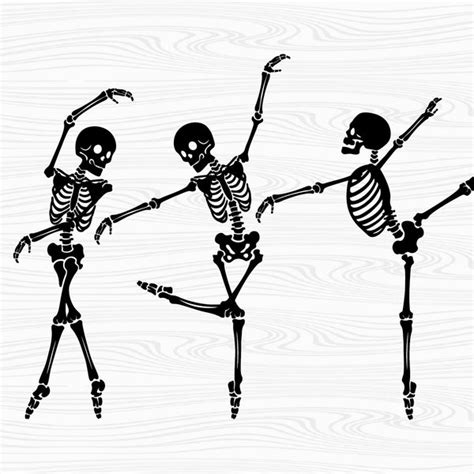 Ballerina Skeleton Svg Etsy New Zealand