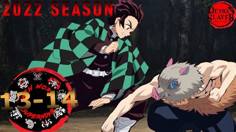 Inosuke Vs Tanjiro Demon Slayer Anime Blind Reaction Ep 13 And 14