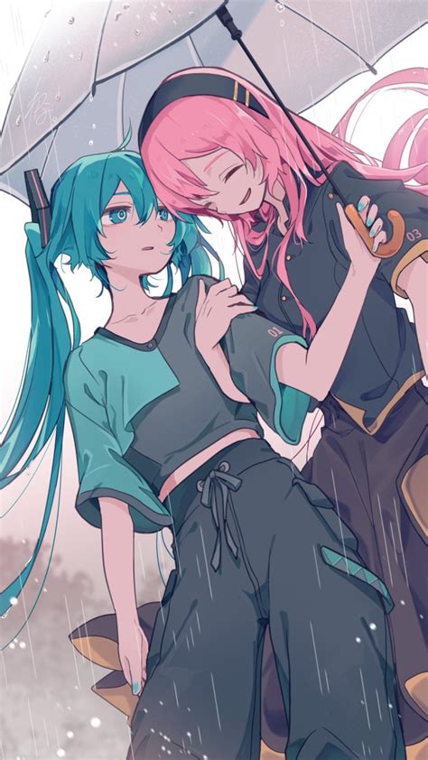 初音ミク 巡音ルカ 「ミクルカ 」わな。のイラスト