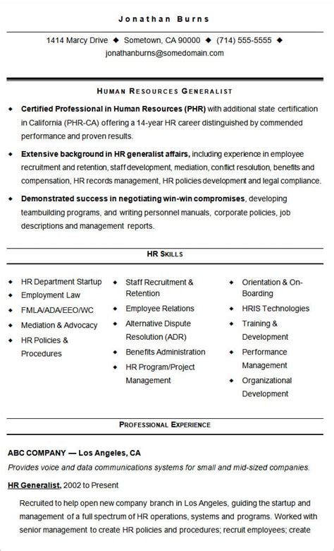 28 Hr Resume Templates In Ms Word Pages Pdf Ai Psd Pages