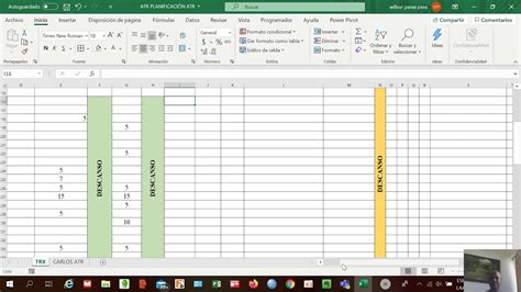 PlanificaciÓn Del Entrenamiento Deportivo Excel Youtube