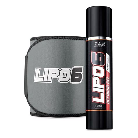 Купить Набор Жиросжигающий Пояс + Гель, Lipo 6 Defining Gel, 120 ml. по ...