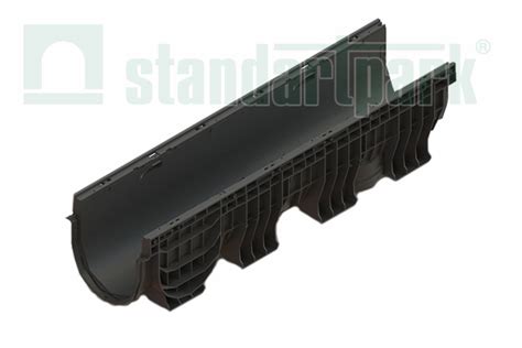 Лоток водоотводный пластиковый PolyMax Basic DN 200 H300 - купить в СПб ...