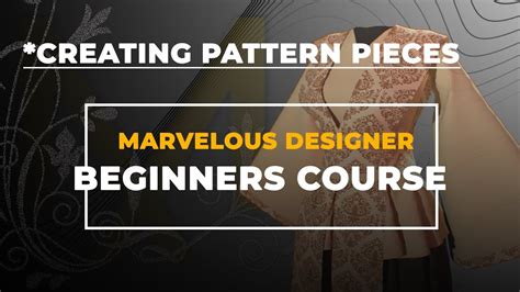 02 Creating Pattern Pieces Marvelous Designer For Beginners Youtube