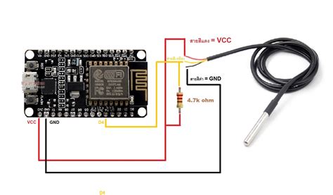 Interfacing Esp Nodemcu With Ds B Sensor And St Tft Vrogue