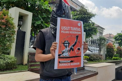 Solidaritas Jurnalis Di Semarang Untuk Nurhadi Korban Kekerasan Saat