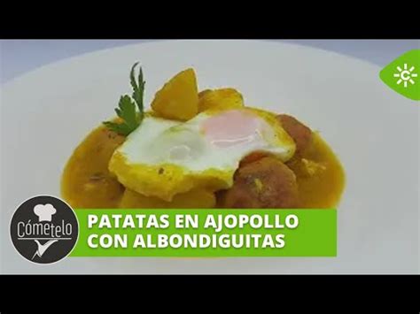 C Metelo Patatas En Ajopollo Con Albondiguitas Youtube