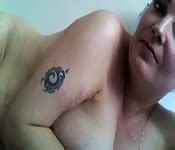 Webcam Babe Showers Porn