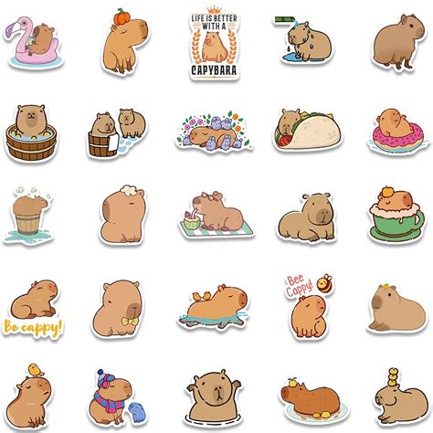 Capybara Sticker Packs