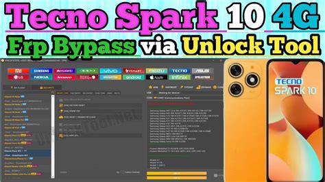 Tecno Spark 10 4G Ki5q Frp Bypass Unlock Tool Tecno Ki5Q Frp