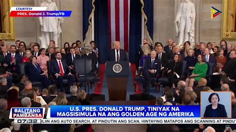 Donald Trump Opisyal Nang Nanumpa Bilang Pangulo Ng U S Video