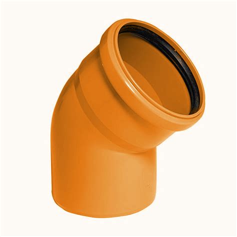 Отвод для наружной канализации d 110/45° - купить, цена в СПБ