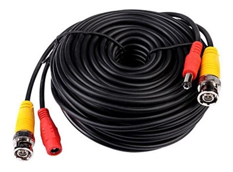 Cable Para Camara Seguridad Cctv Video Y Poder Bnc Mt Mercado Libre