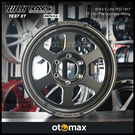 Jual Velg Mobil Volk Rays Te37 Xt H6 Ring 18 Flat Gunmetal Milling