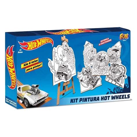 Hot Wheels Kit De Pintura Fun F