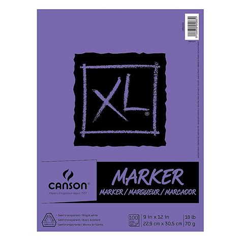 Canson Xl Series Marker Pad Sheets X Hsn Eskiz