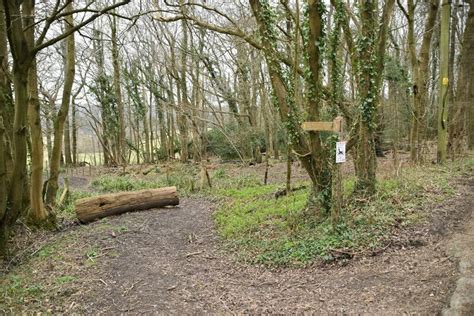 Footpath Off Hurst Lane N Chadwick Geograph Britain And Ireland