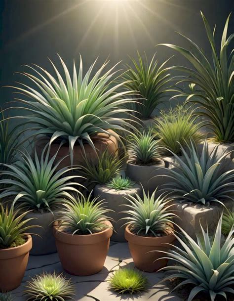 Premium Photo Collection Of Succulents Generative AI