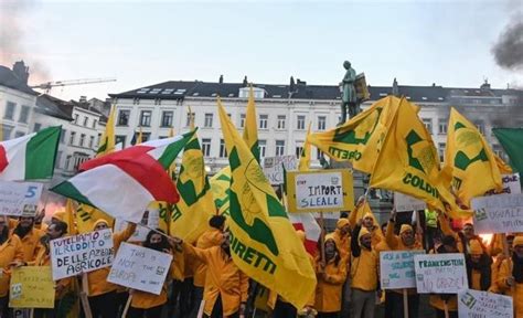 Anche Gli Agricoltori Piacentini Di Coldiretti Alla Protesta Di