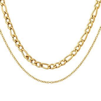 K Gold Plated Stainless Steel Necklace Intensity Sku