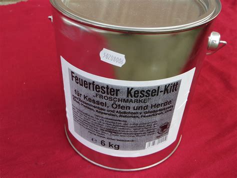 6 Kg Ofenkitt Feuerfester Ofen Kitt Bis 1000C Fermit Kesselkitt