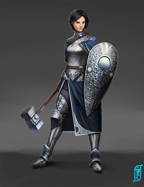 Artstation Character 40 Twilight Domain Cleric